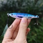 Shore Metal Jig Fishing Lure​ UV Casting Jig​ with Teaser_ring10