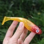 Soft Paddle Tail Swimbait Weedless Jig Heads for Bass_ring18