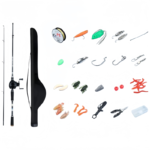 Carbon Fiber Rod and Reel Combo with Double-Handle Reel_main