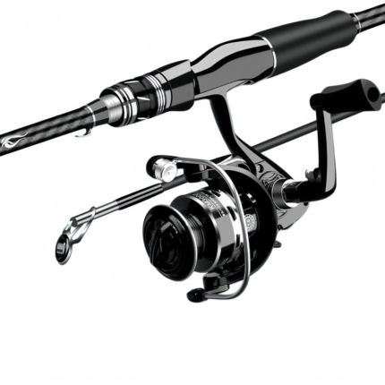 Carbon Fiber Rod and Reel Combo with Double-Handle Reel_ring01