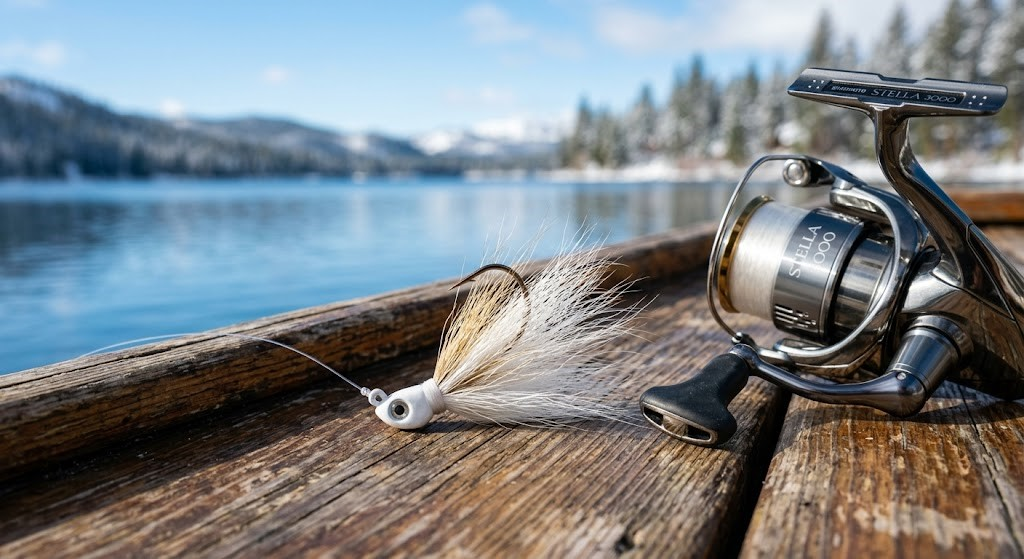 finesse-fishing-spinning-reel-and-pristine-hair-jig