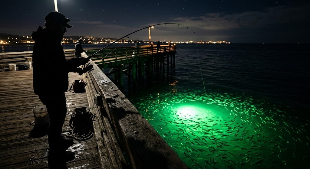 saltwater-night-fishing-dock-lights