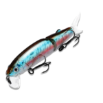 Floating Lipped Jointed Minnow Wake Bait_ring26