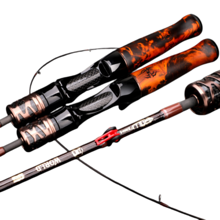 Freshwater Catfish Spinning Rod-Natural Wood Finesse Rod_ring01