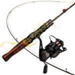 Freshwater Catfish Spinning Rod-Natural Wood Finesse Rod_ring06
