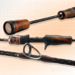 Solid Carbon Grip Fast Action Stream Bait Casting Rod_ring03