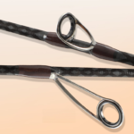 Solid Carbon Grip Fast Action Stream Bait Casting Rod_ring04