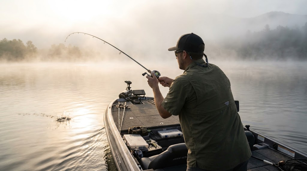 early-morning-bass-fishing-topwater-lures-tactics