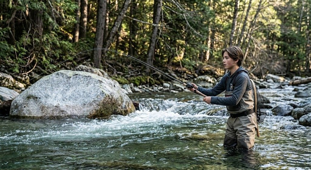 how-to-cast-for-trout-in-a-river