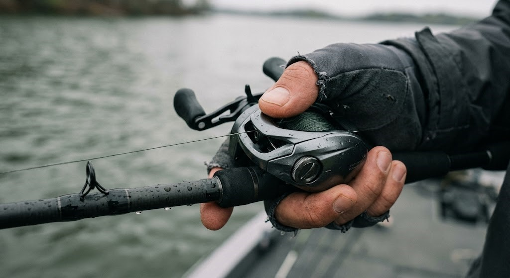 how-to-hold-baitcasting-reel-thumb-control-technique
