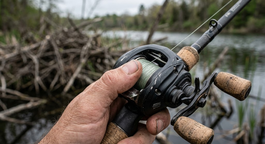 thumb-control-shallow-spool-bfs-reel-for-bass-heavy-cover