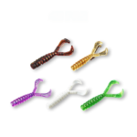 TPE Floating Twin Tail Curly Tail Worms - 45 Pcs_main