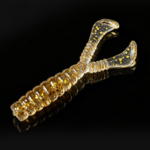 TPE Floating Twin Tail Curly Tail Worms - 45 Pcs_ring05