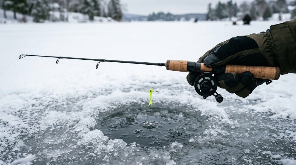 best-ice-fishing-rods-and-inline-reel-setup