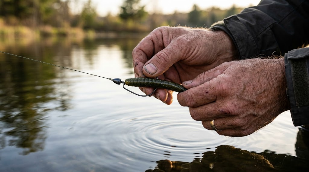 texas-rig-soft-plastic-lure-for-bass
